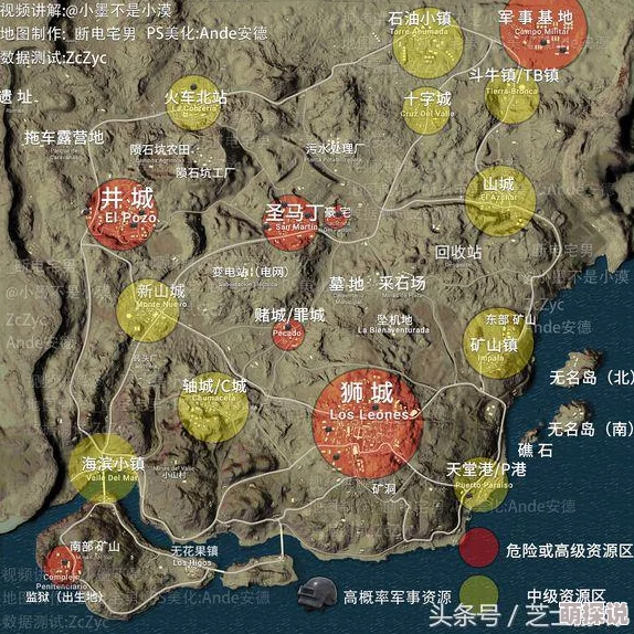 绝地求生全军出击：沙漠地图军事基地资源分布与寻找攻略