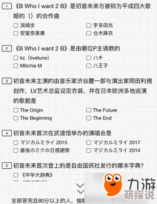 揭秘初音速入学考试答案，赢取限量版初音未来精美手办攻略